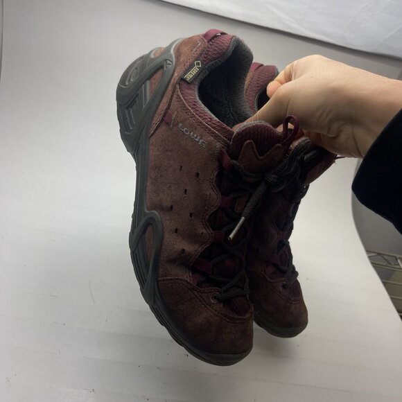 Lowa Women's Elba GTX Low Hiking Shoes - Red Size 8 US (39.5 EU) - Picture 5 of 13